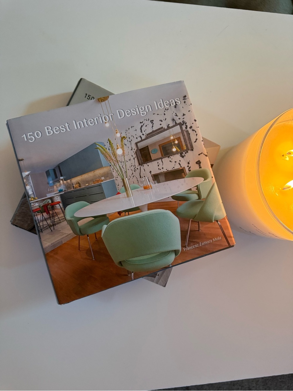 150 Best Interior Design Ideas Coffee Table Book - Mint Green Cover